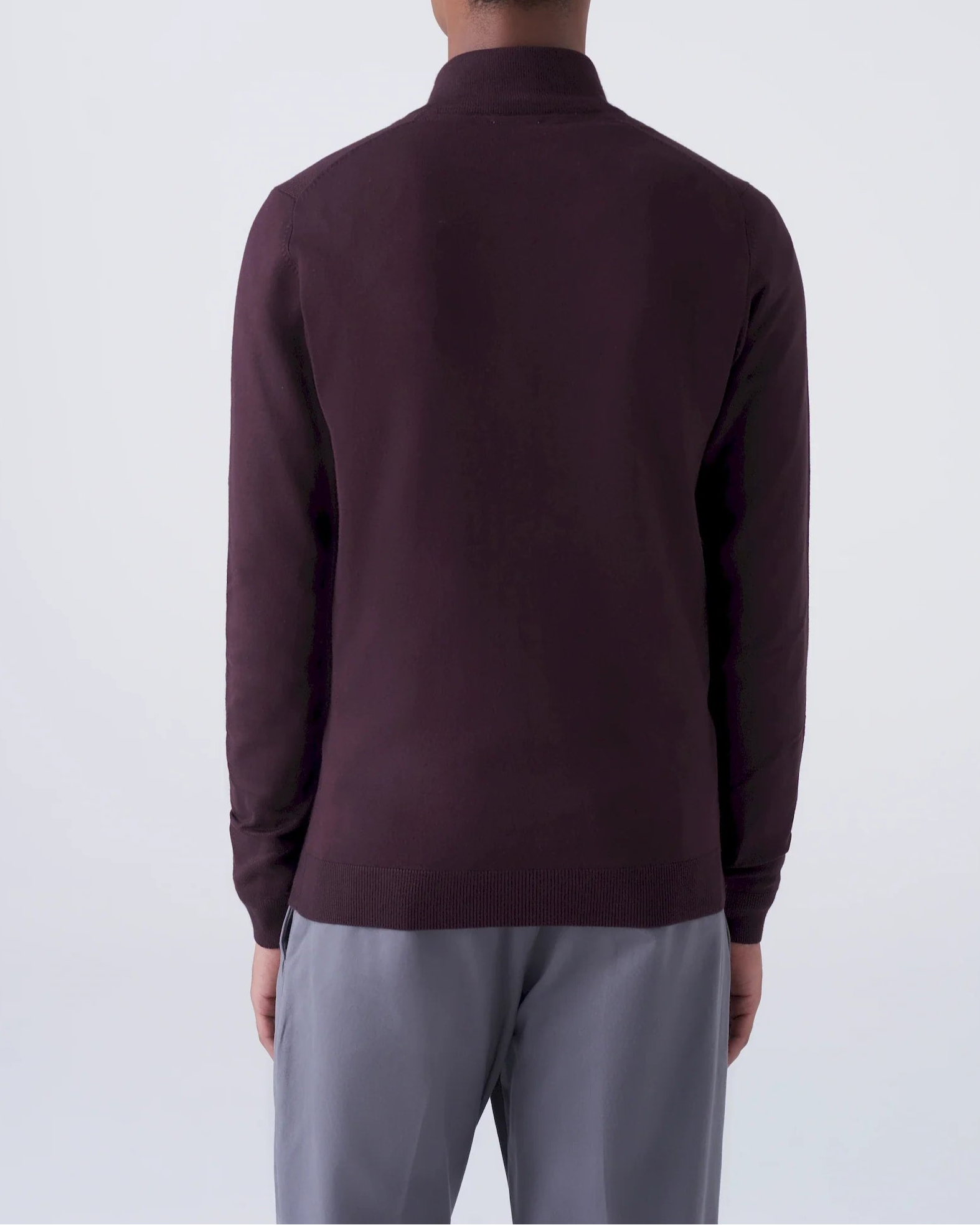 Cardigan  Invernale con Full Zip Doppio Cursore