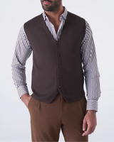 Gilet  in Tinta Unita con Scollo a V