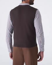 Gilet  in Tinta Unita con Scollo a V