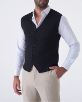 Gilet  in Tinta Unita con Scollo a V