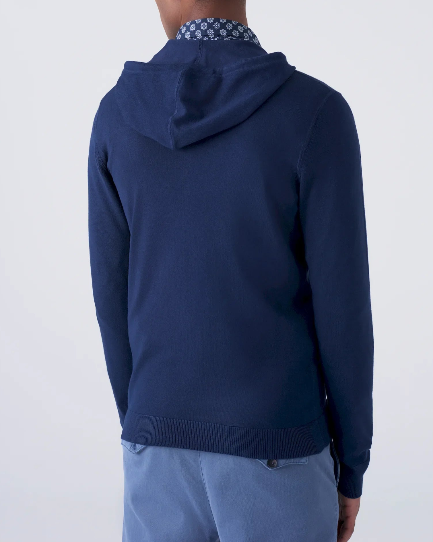 Maglia con Cappuccio e Zip Doppio Cursore