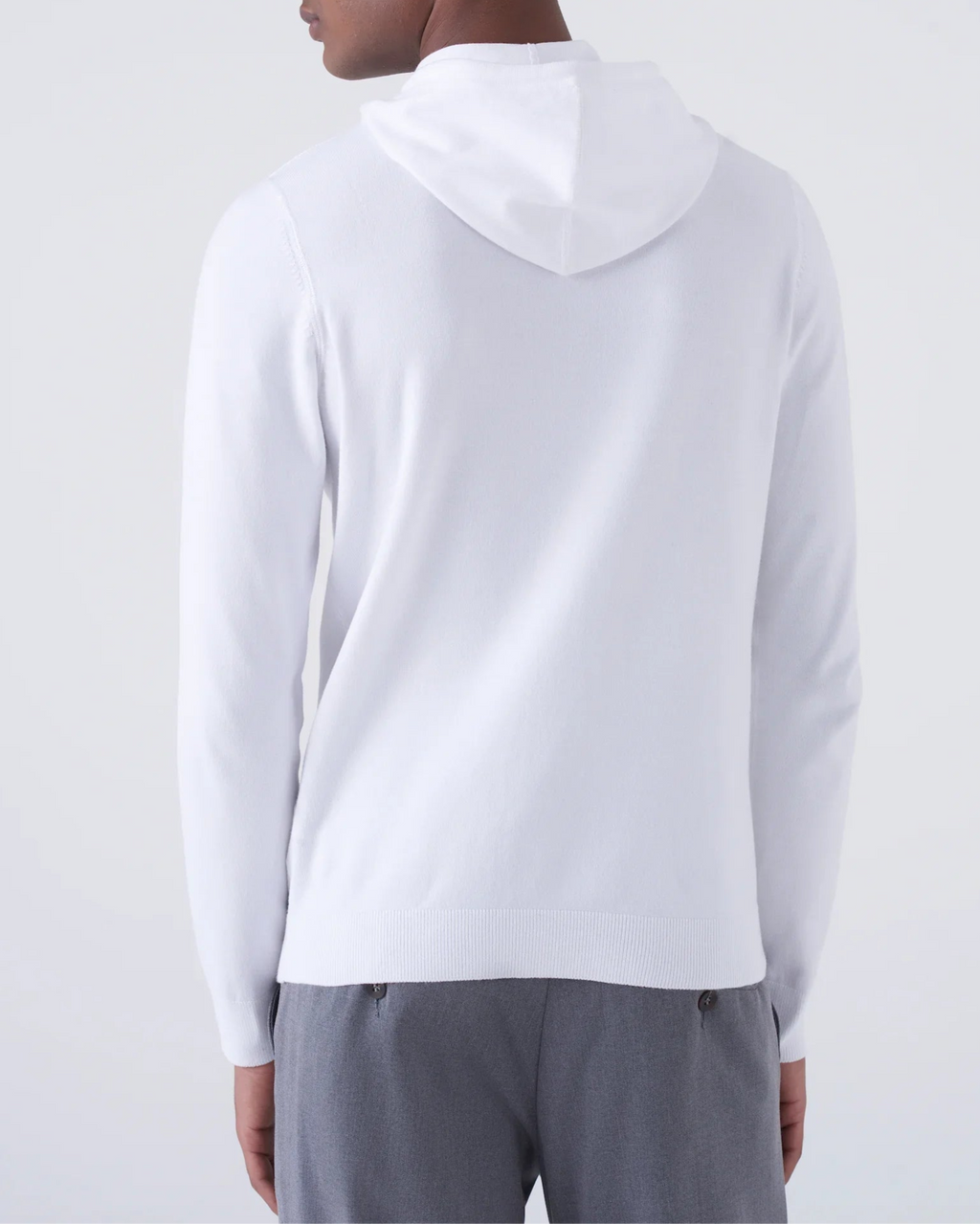 Maglia con Cappuccio e Zip Doppio Cursore