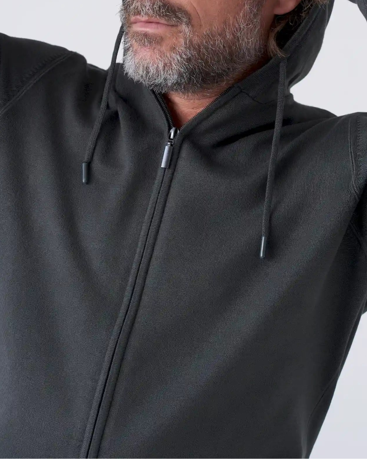 Maglia con Cappuccio e Zip Doppio Cursore