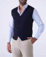 Gilet  in Tinta Unita con Scollo a V