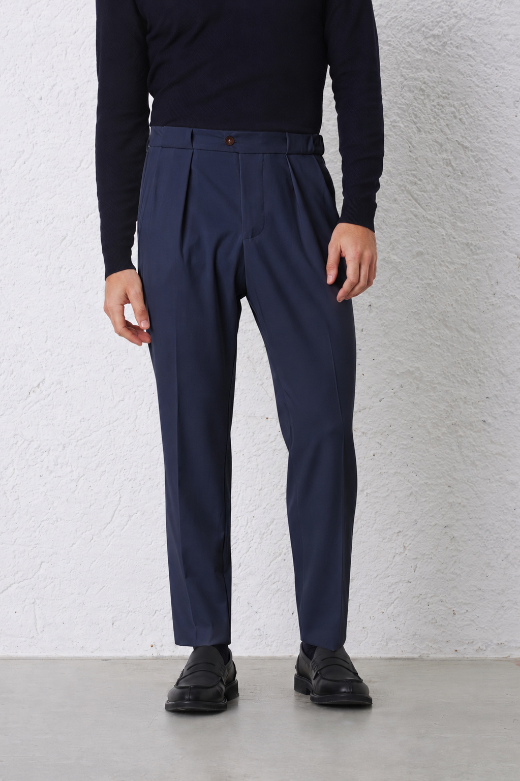 Pantalone  Elegante Stretch con Doppia Pinces