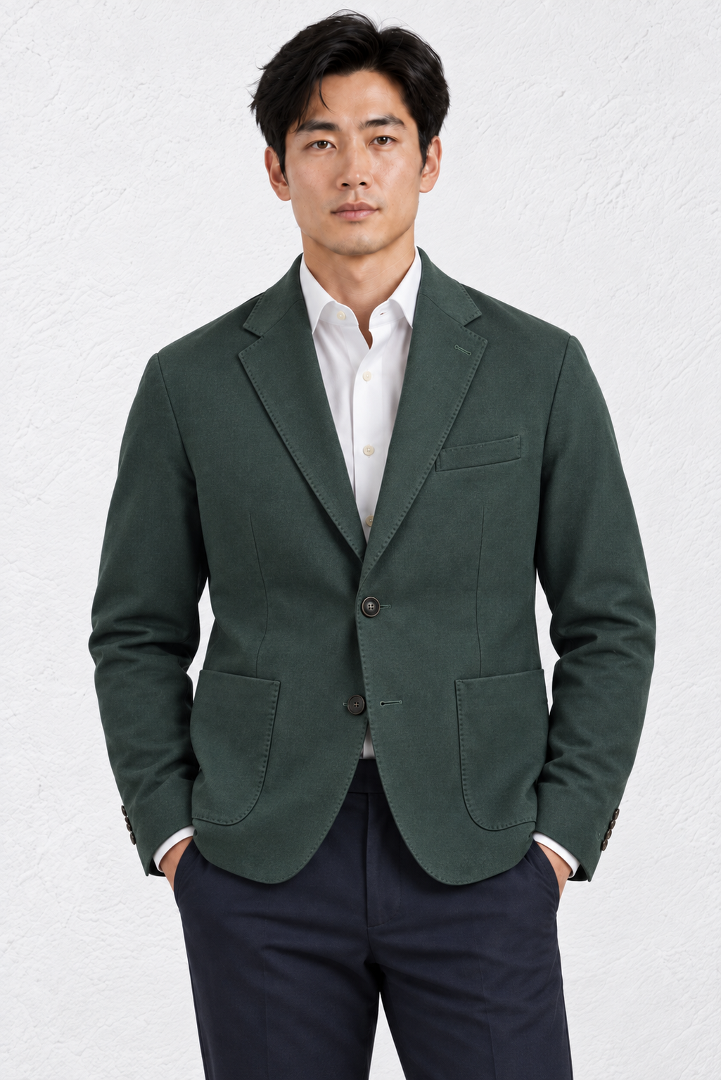 Giacca  Monopetto in Viscosa Stretch Made in Italy