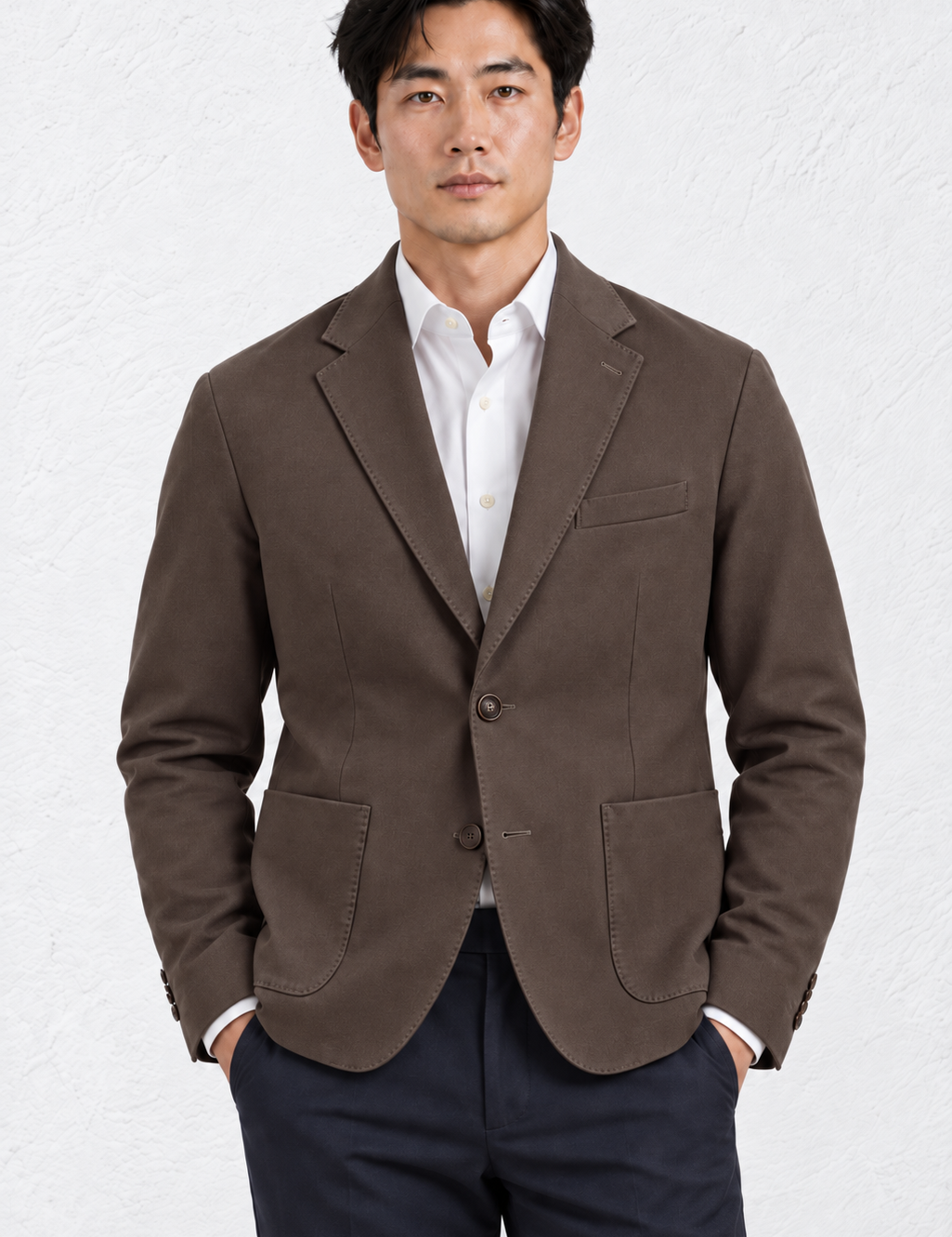 Giacca  Monopetto in Viscosa Stretch Made in Italy
