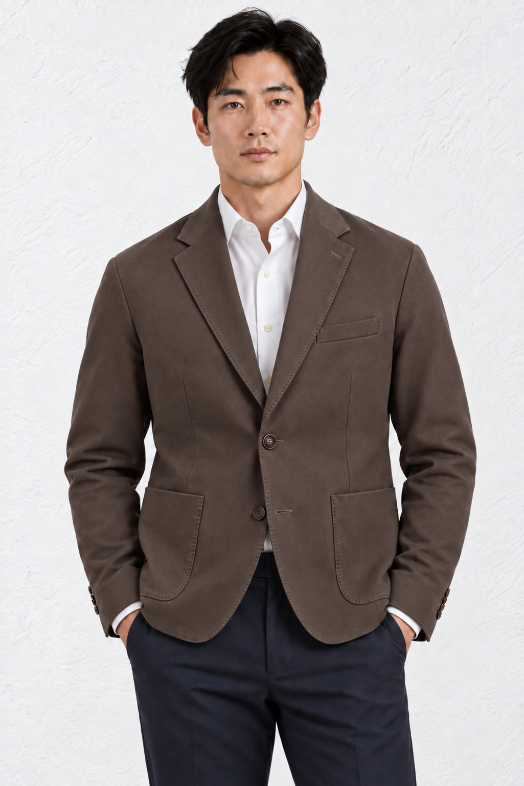 Giacca  Monopetto in Viscosa Stretch Made in Italy