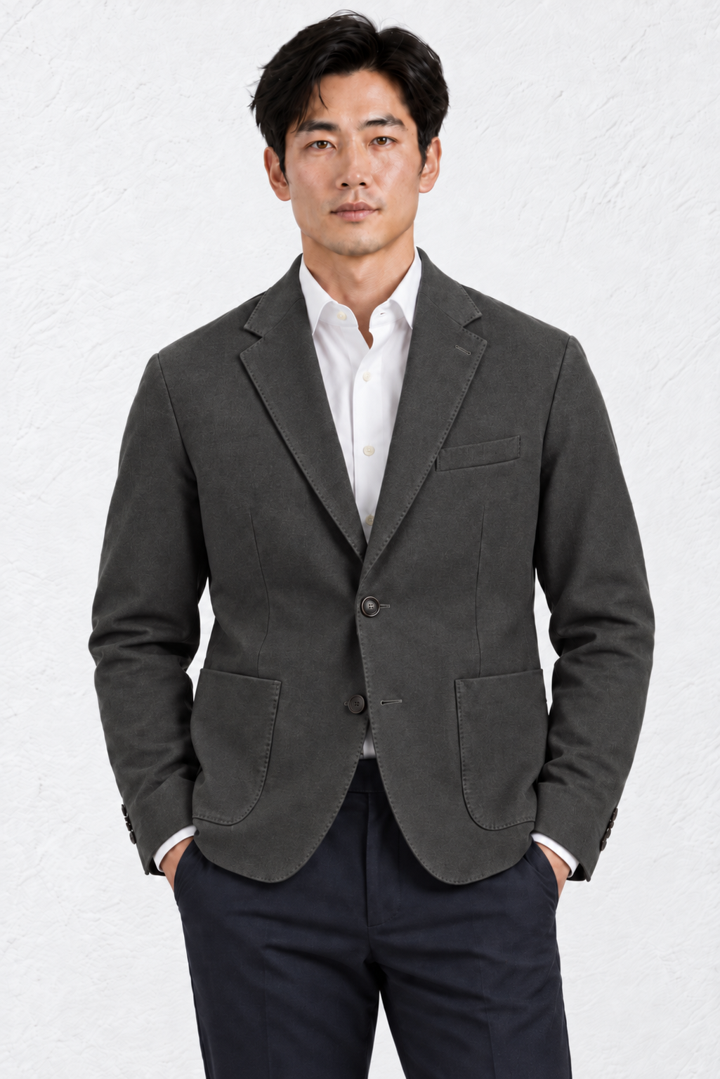 Giacca  Monopetto in Viscosa Stretch Made in Italy