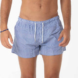 Costume Boxer Fantasia Righe Blu
