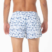 Costume Boxer Fantasia Geometrica Blu