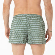 Costume Boxer Fantasia Rombi Verde