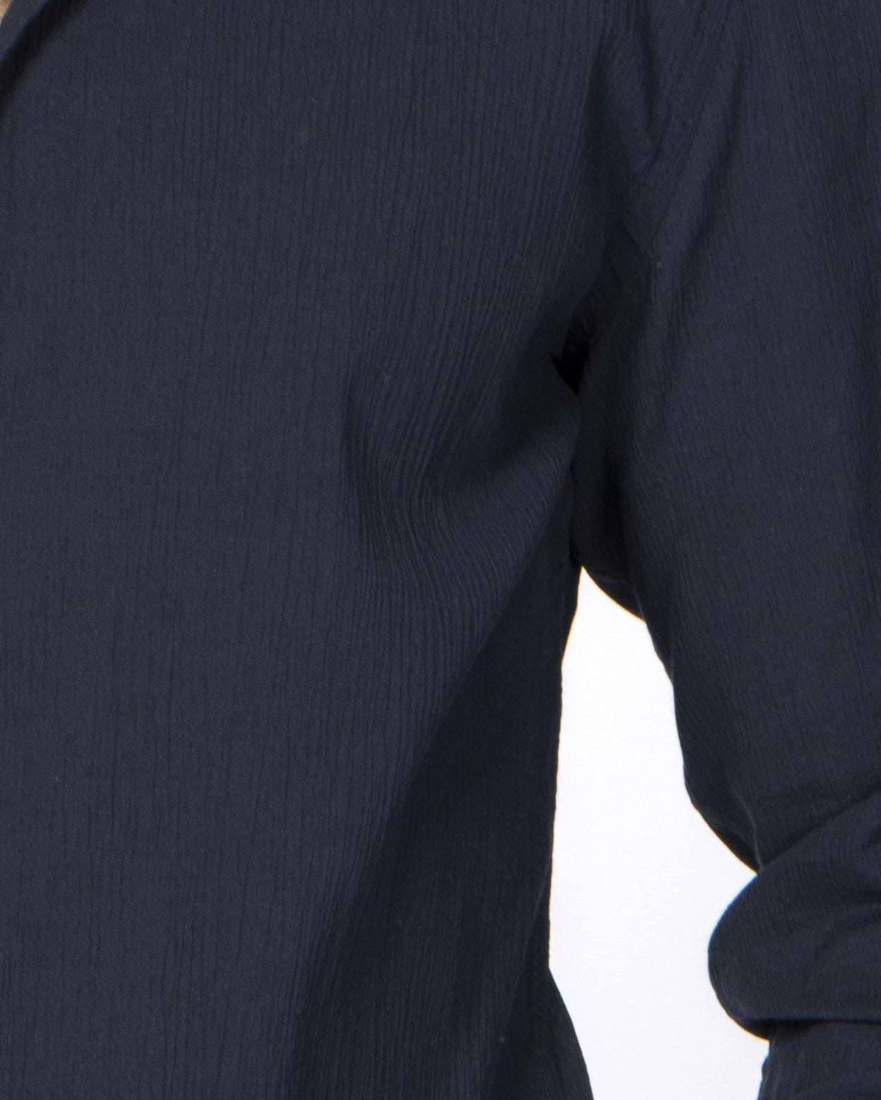 Camicia in puro lino collo francese