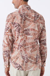 Camicia Uomo Fantasia Tropicale in Cotone