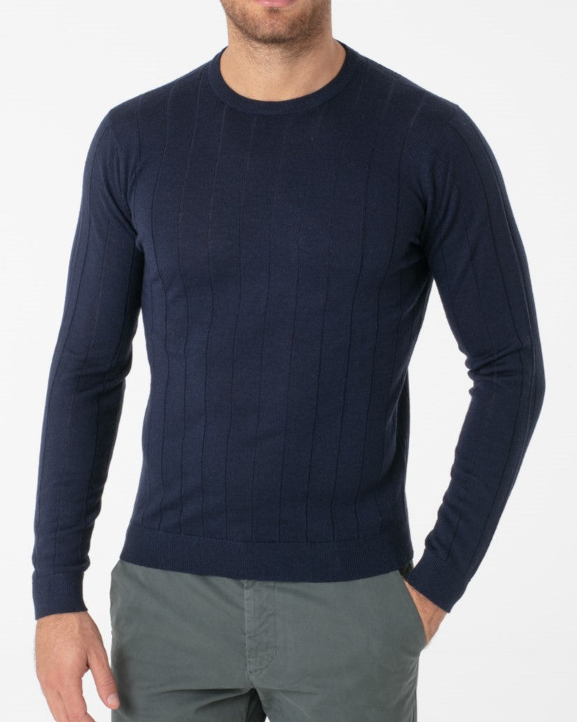 Maglia righe misto Lana Merinos