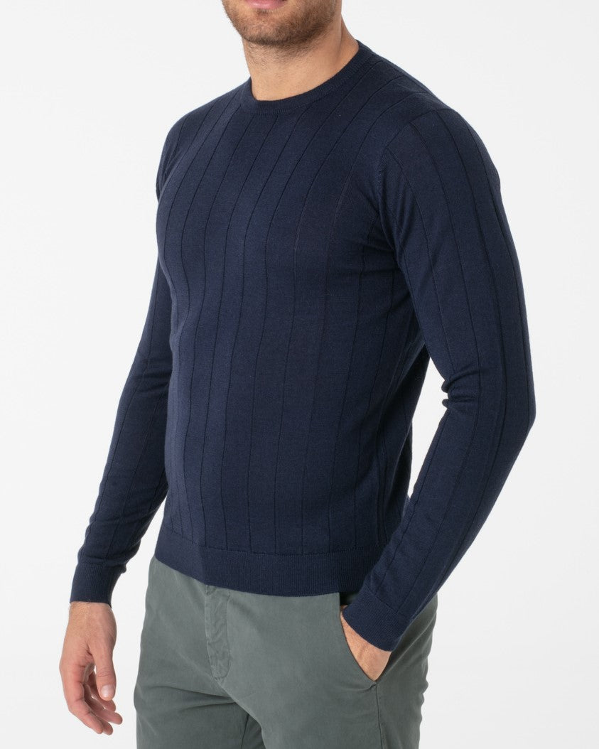 Maglia righe misto Lana Merinos