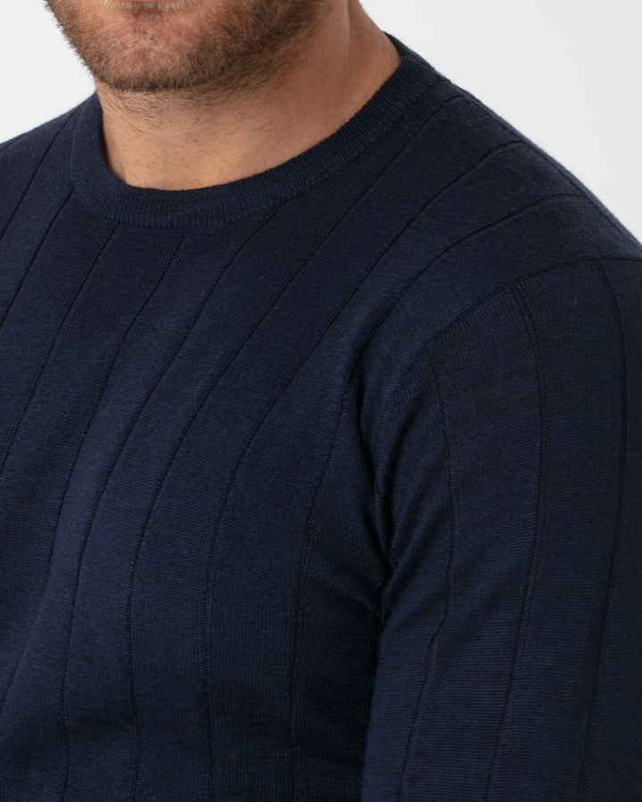 Maglia righe misto Lana Merinos