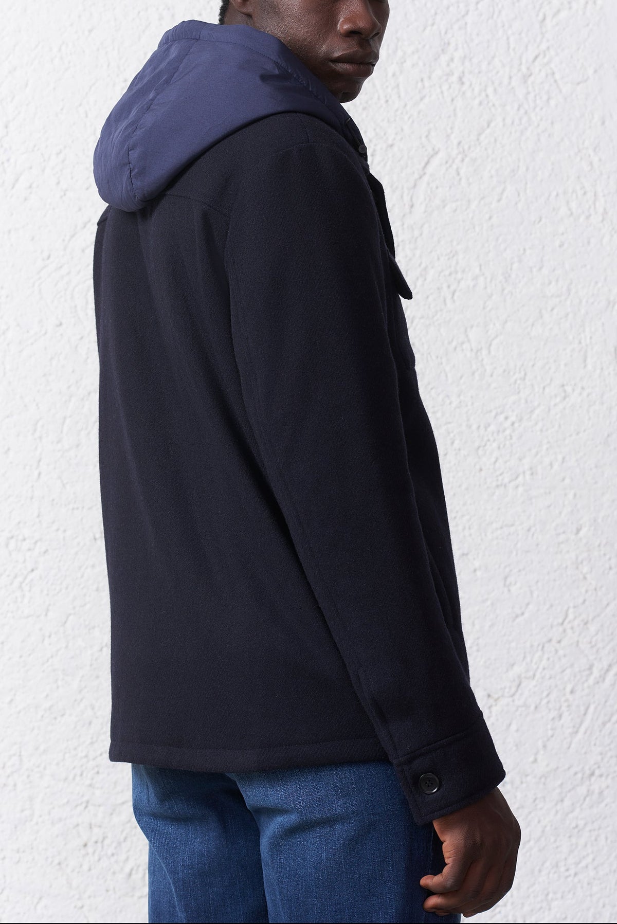 Cappotto con Cappuccio Removibile