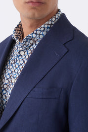 Giacca basic in puro lino