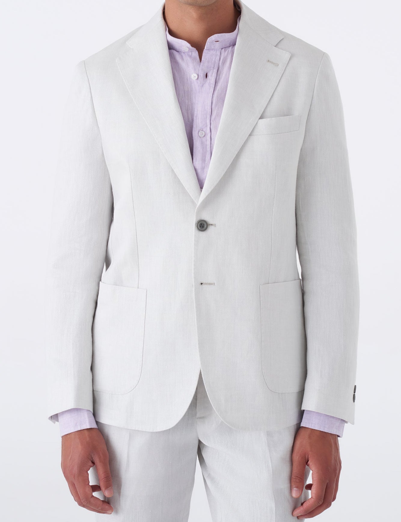 Giacca basic in puro lino