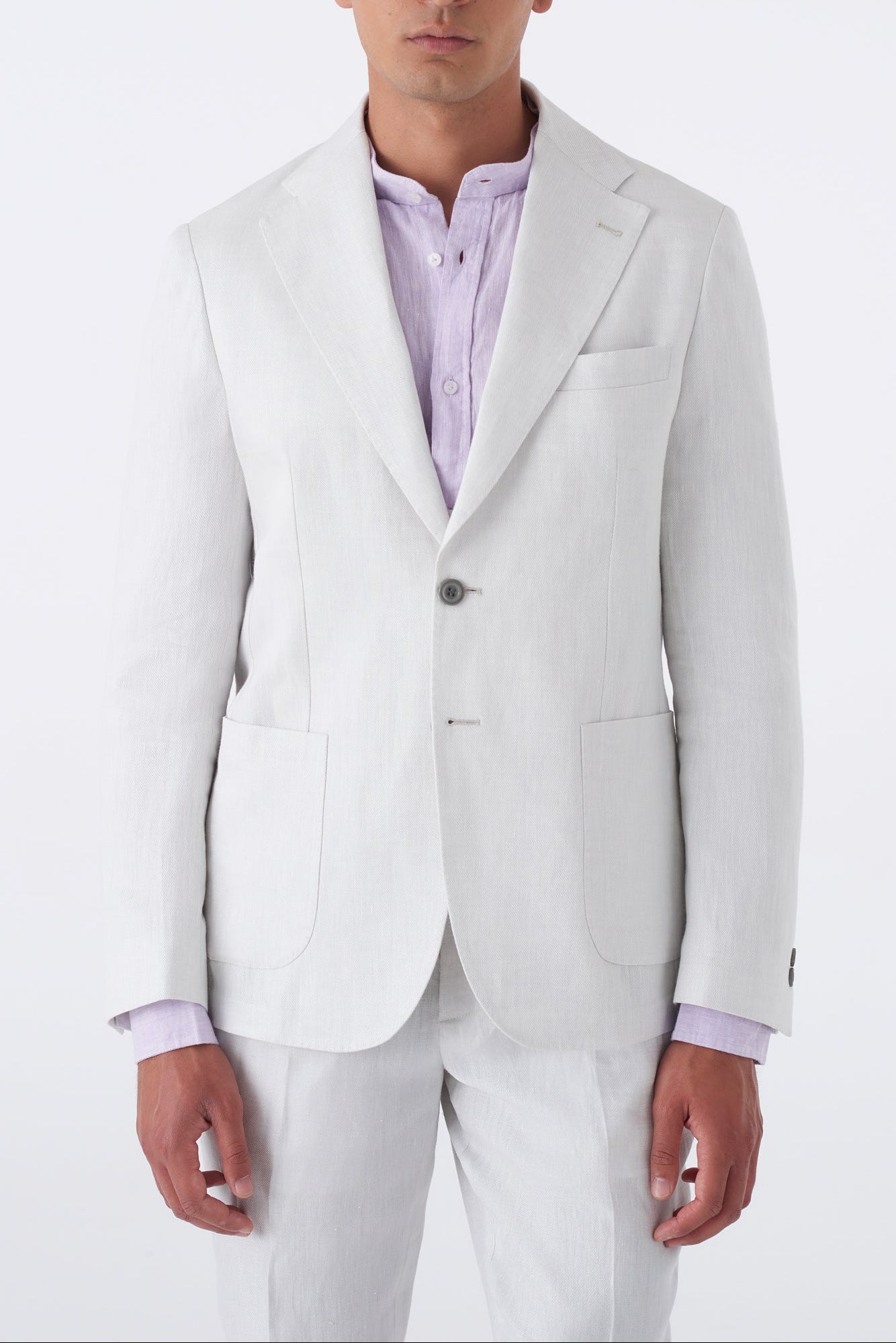Giacca basic in puro lino