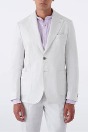 Giacca basic in puro lino
