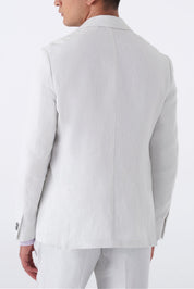 Giacca basic in puro lino