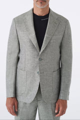 Giacca basic in puro lino