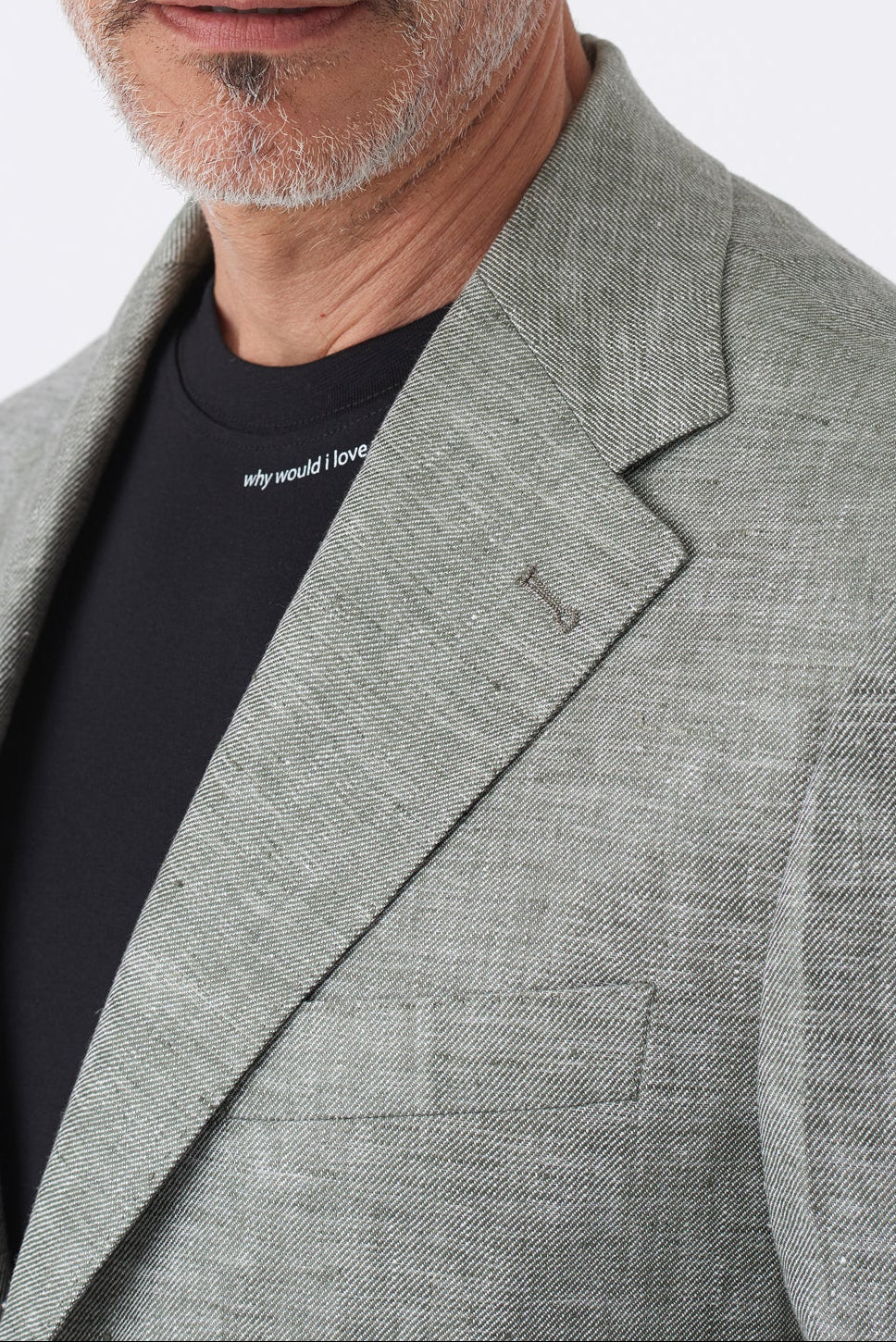 Giacca basic in puro lino