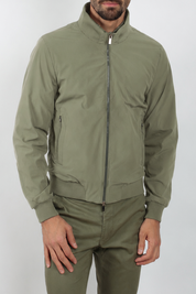 Giacca a Vento con Zip Slim Fit