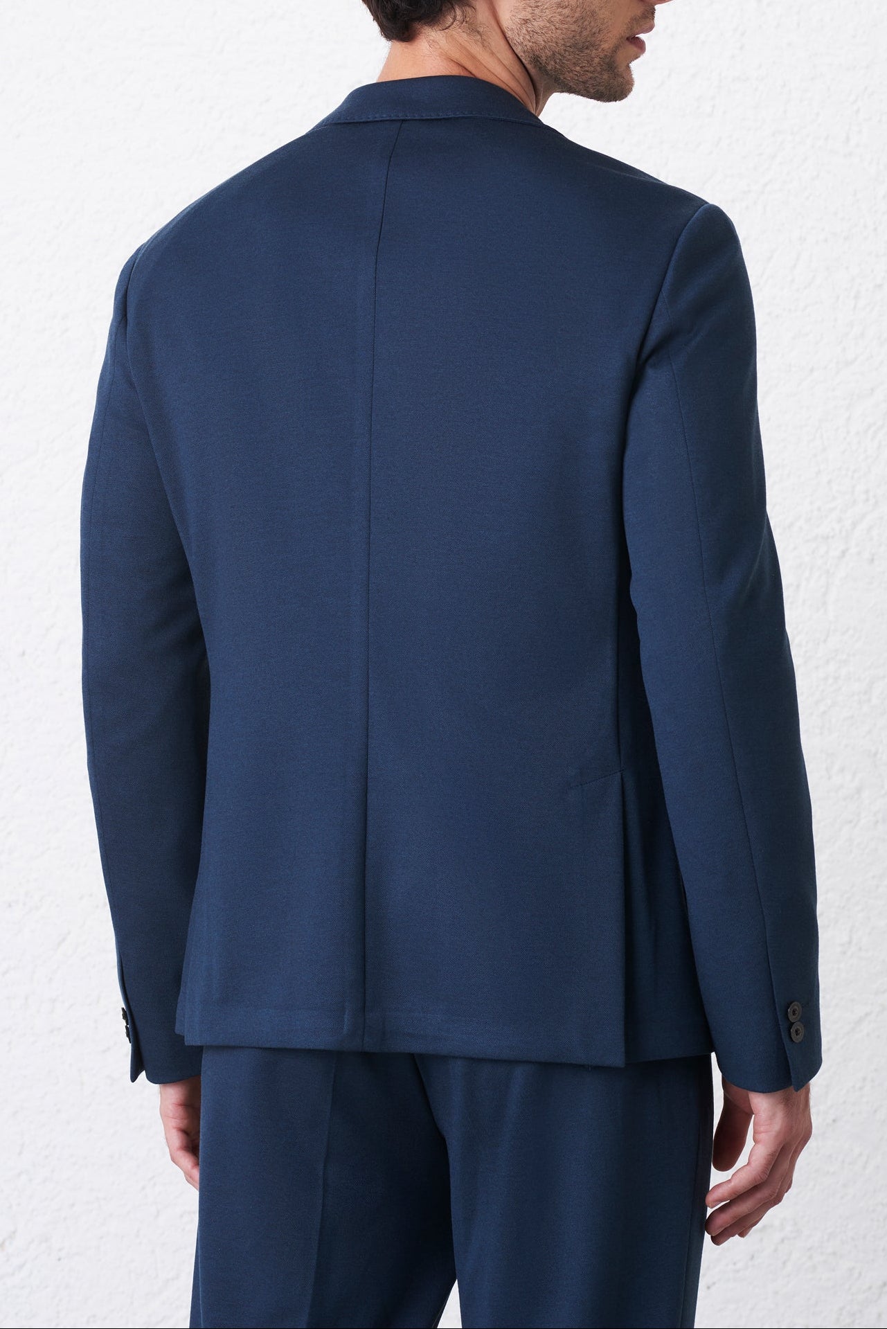 Giacca Monopetto in Maglia Operata