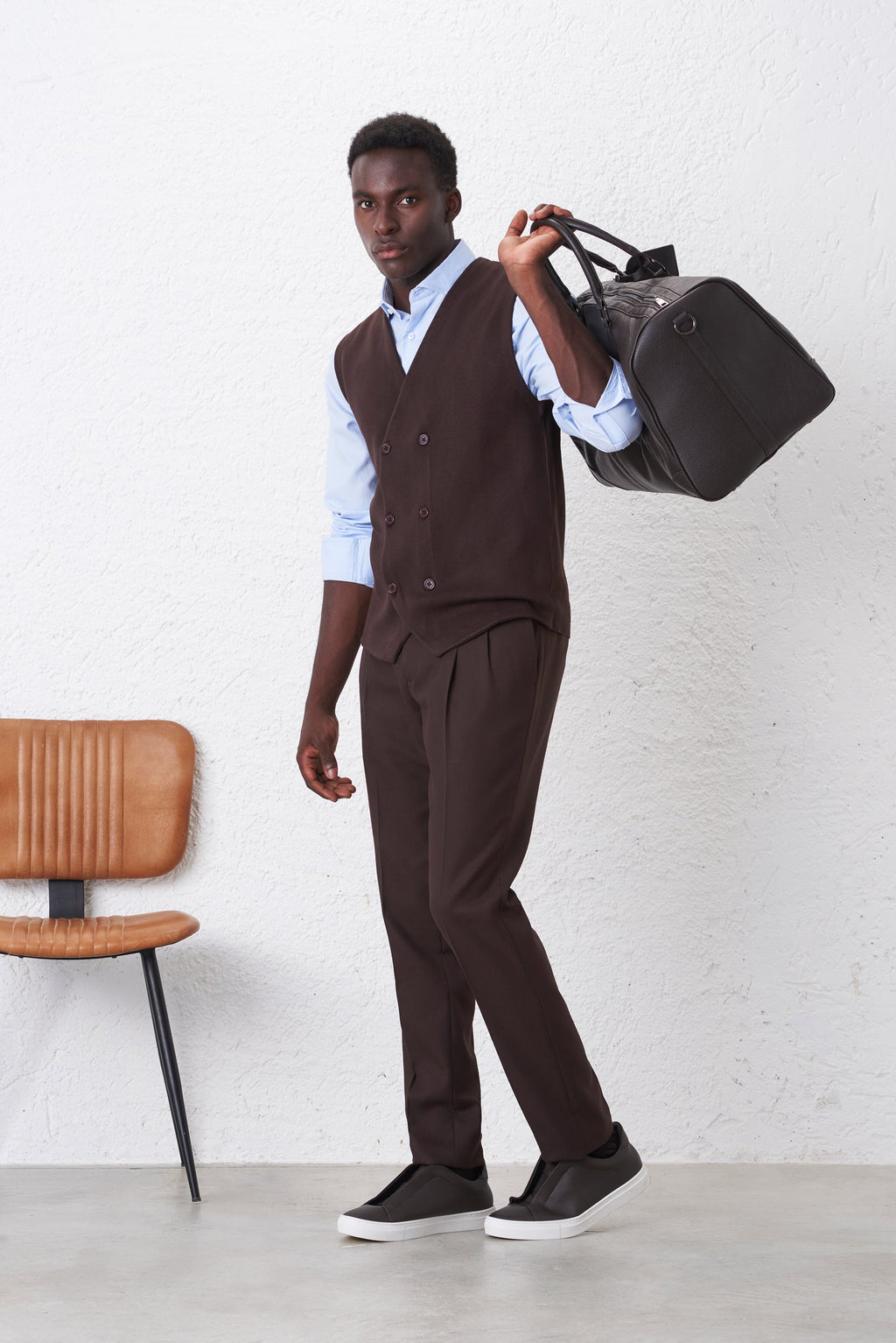 Pantalone High Twist Doppia Pince