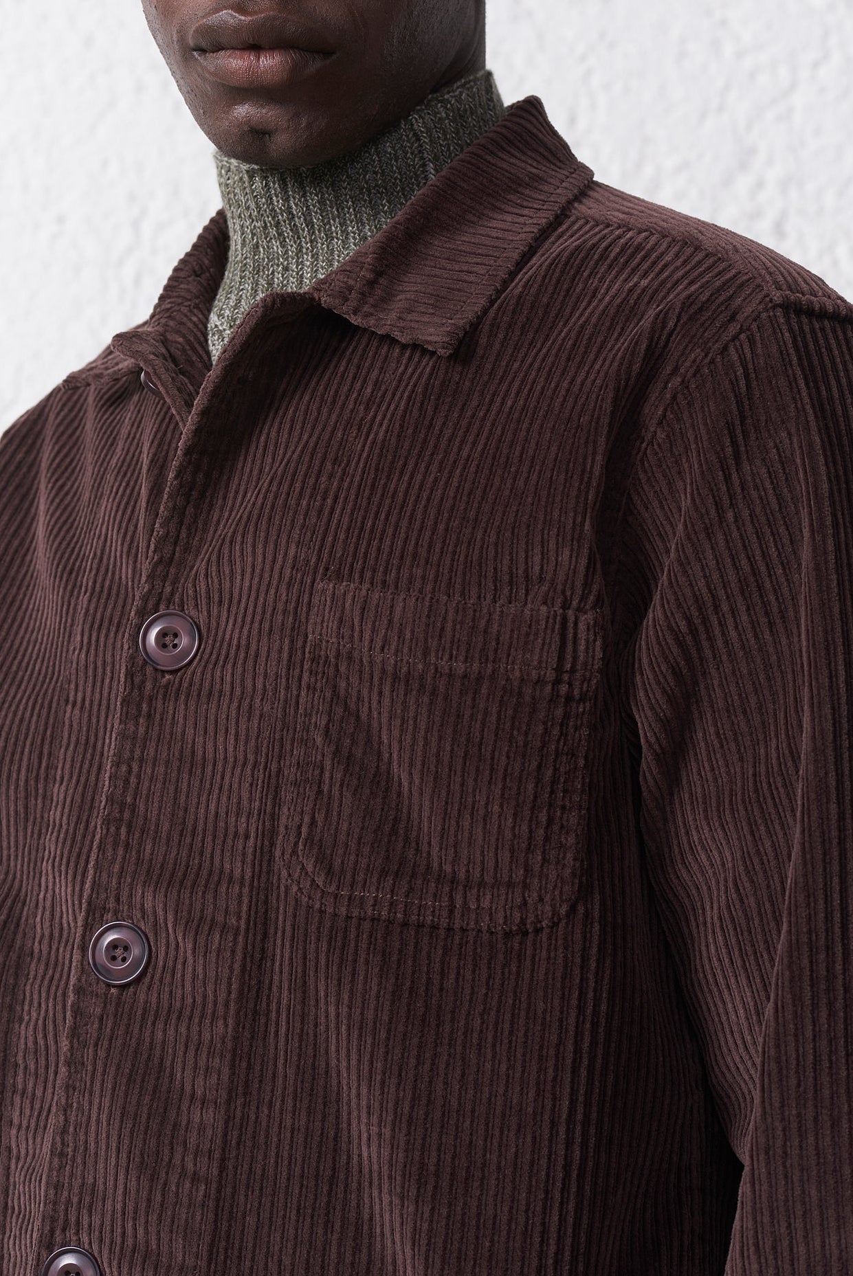 Overshirt in Velluto Rocciatore