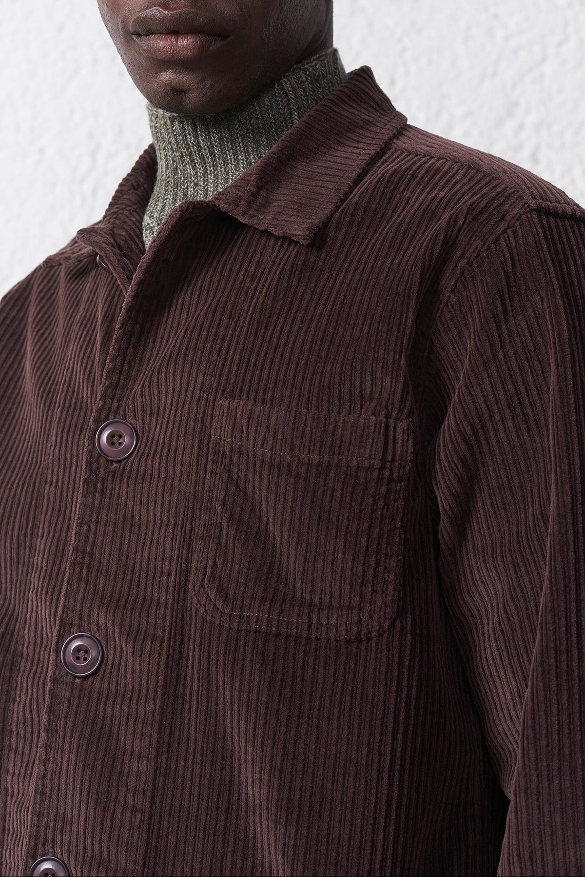 Overshirt in Velluto Rocciatore