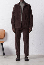 Overshirt in Velluto Rocciatore