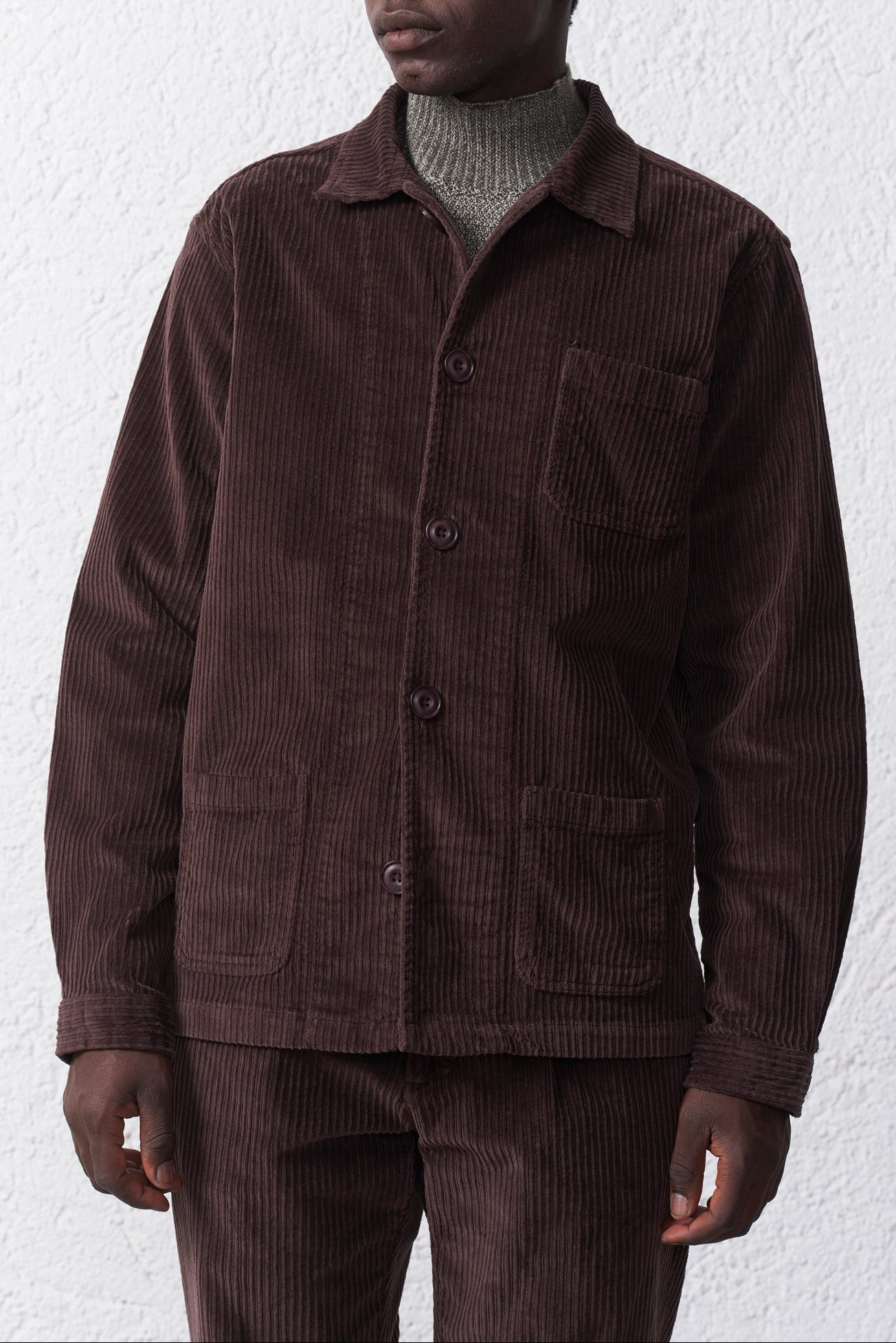 Overshirt in Velluto Rocciatore