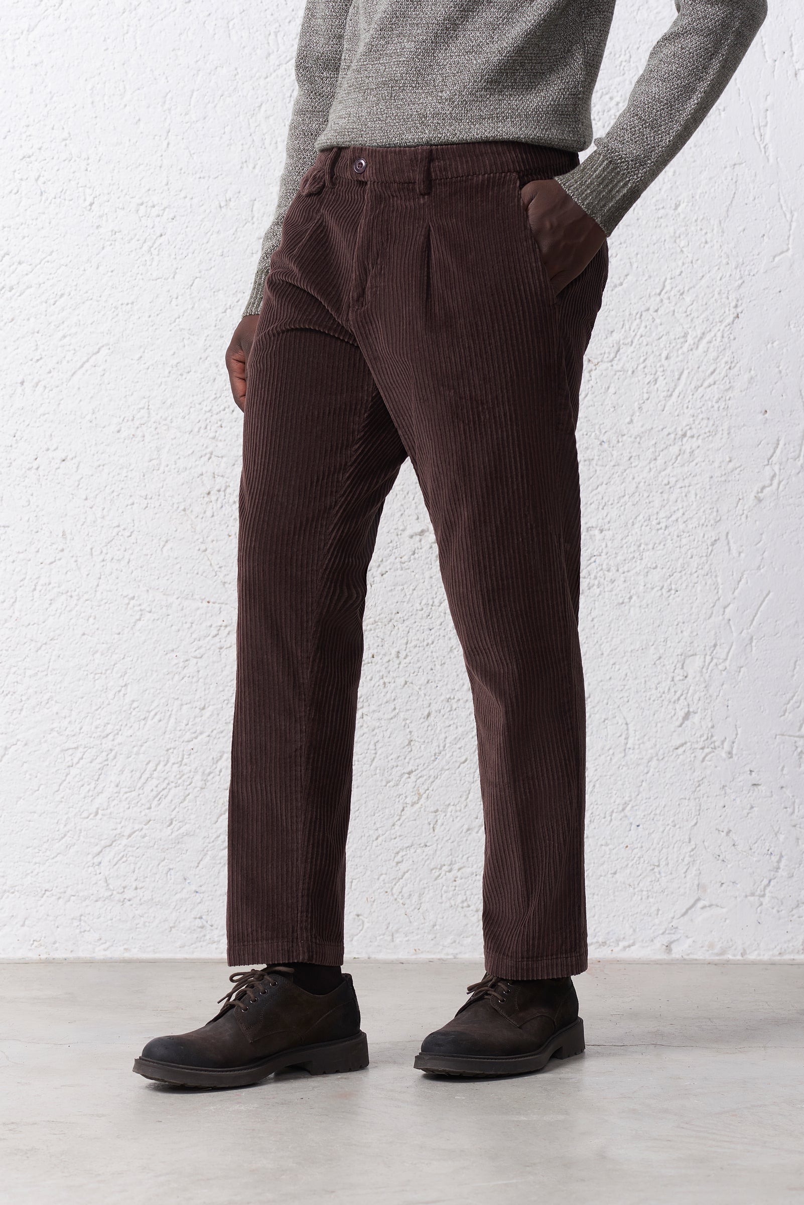 Pantalone Rocciatore in Velluto con Taschino