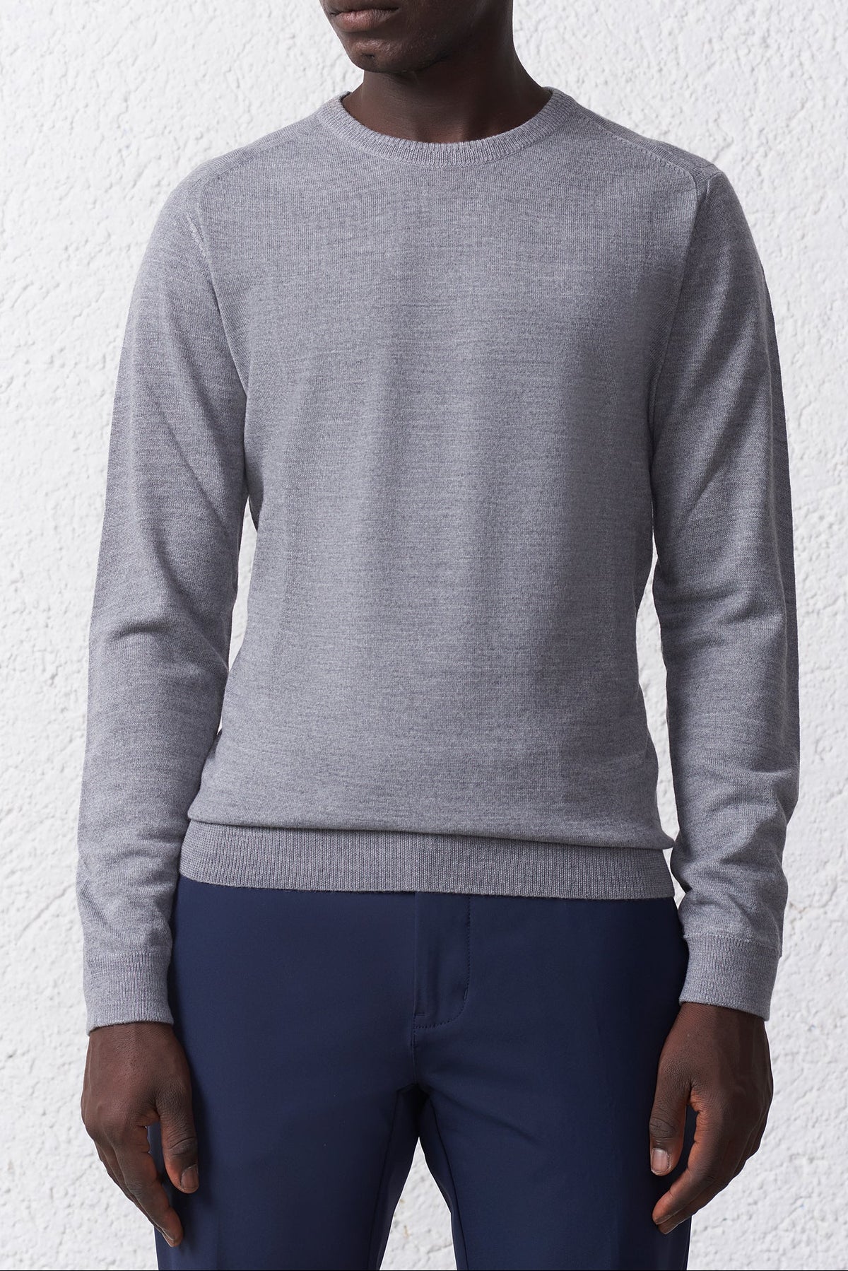 Maglia Girocollo Misto Lana Merinos