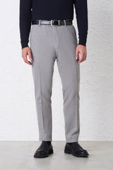 Pantalone Classico Trama Diagonale Tasca America