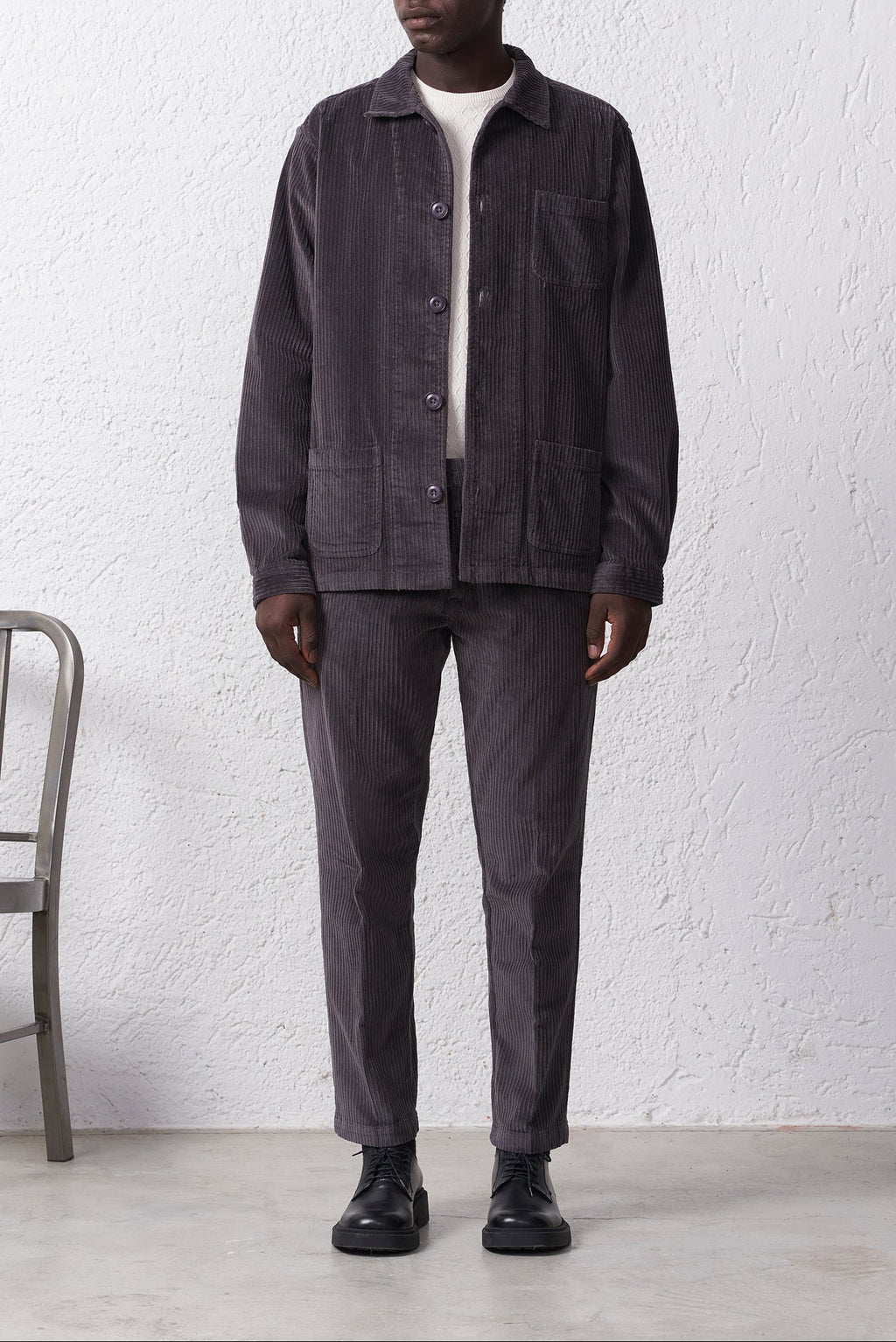 Overshirt in Velluto Rocciatore