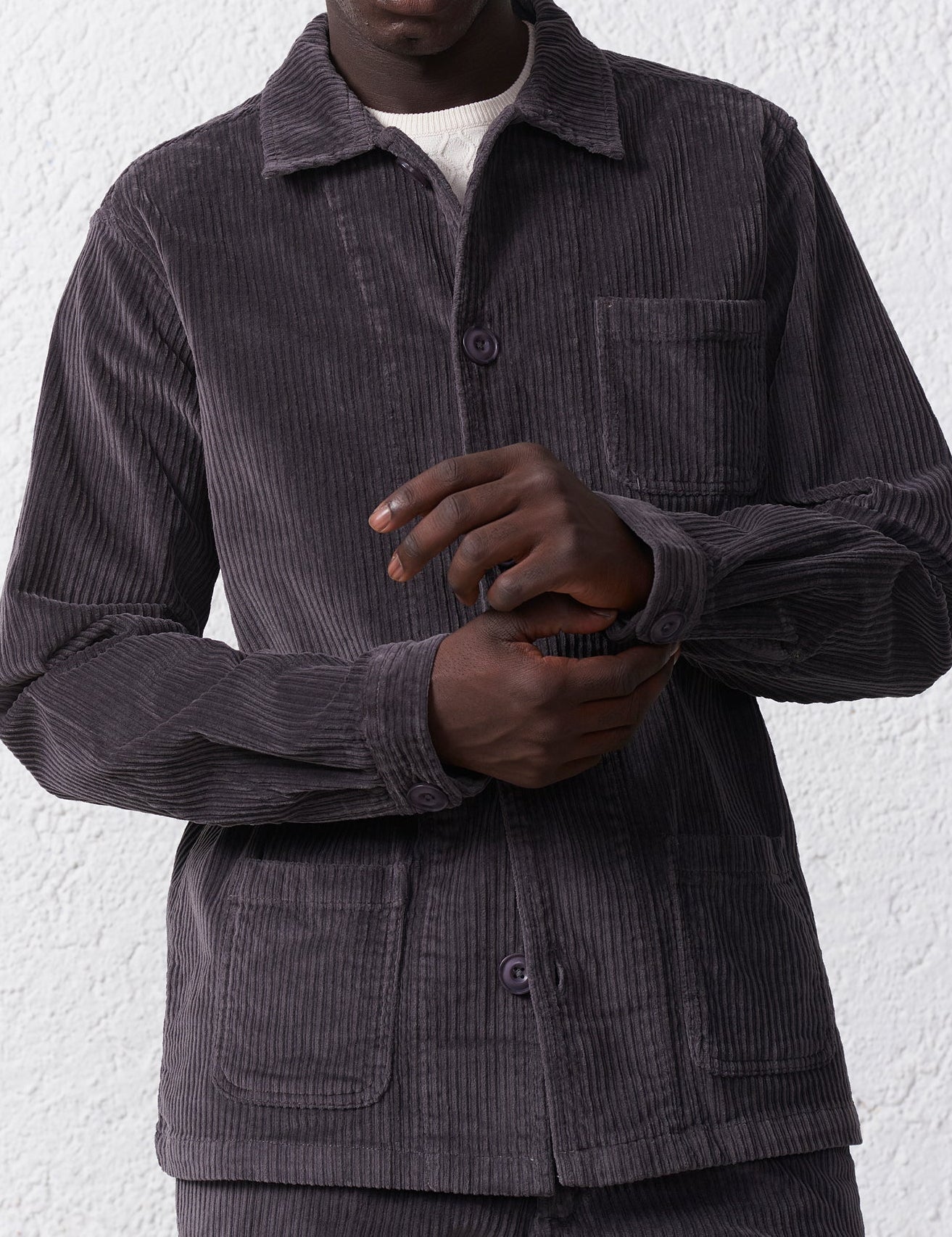 Overshirt in Velluto Rocciatore