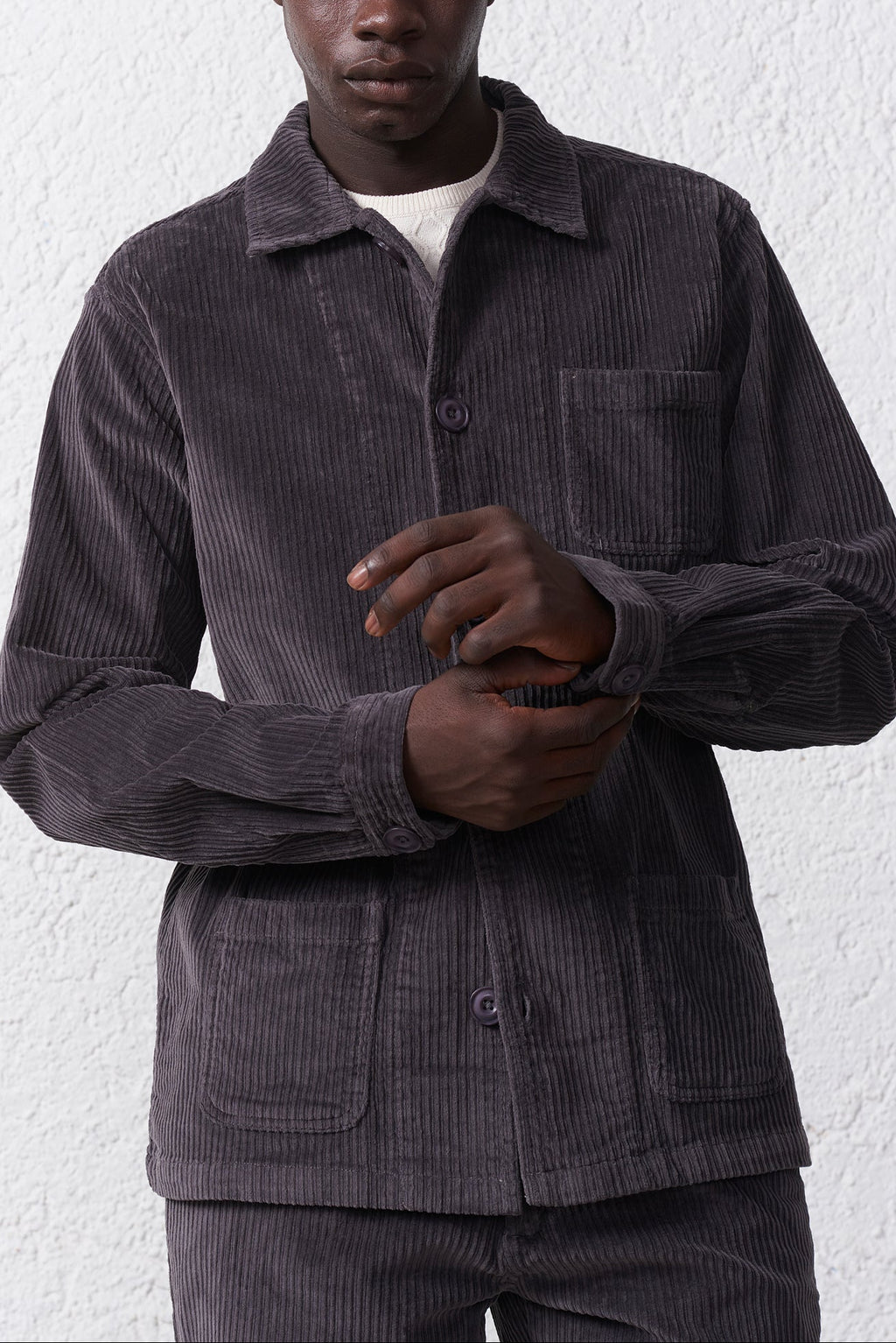 Overshirt in Velluto Rocciatore