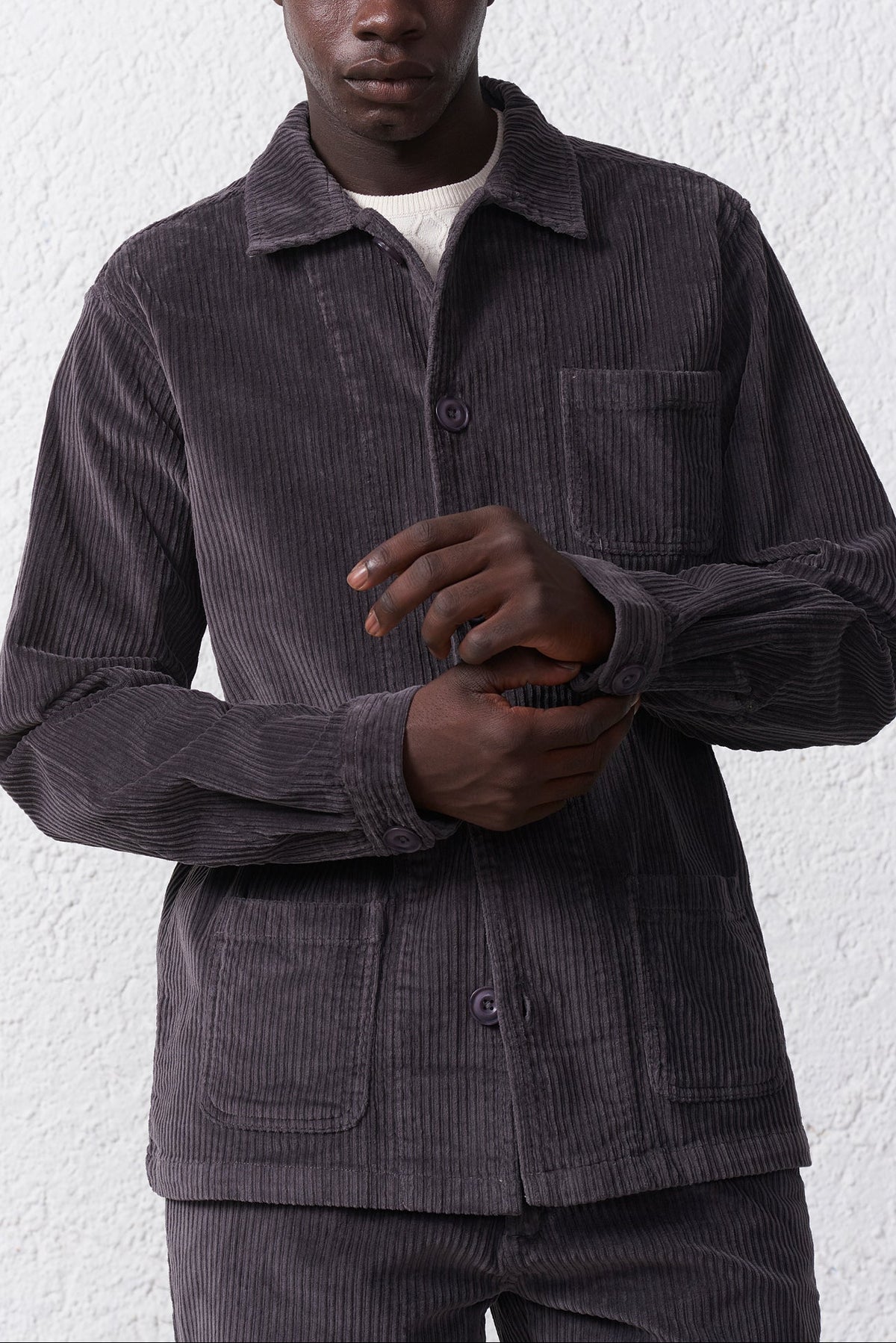 Overshirt in Velluto Rocciatore