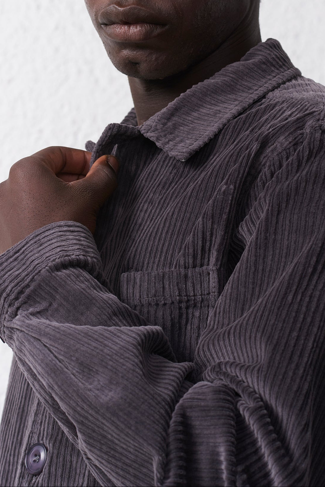 Overshirt in Velluto Rocciatore