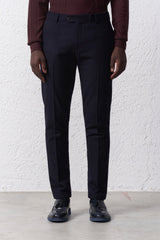Pantalone Classico Trama Diagonale Tasca America