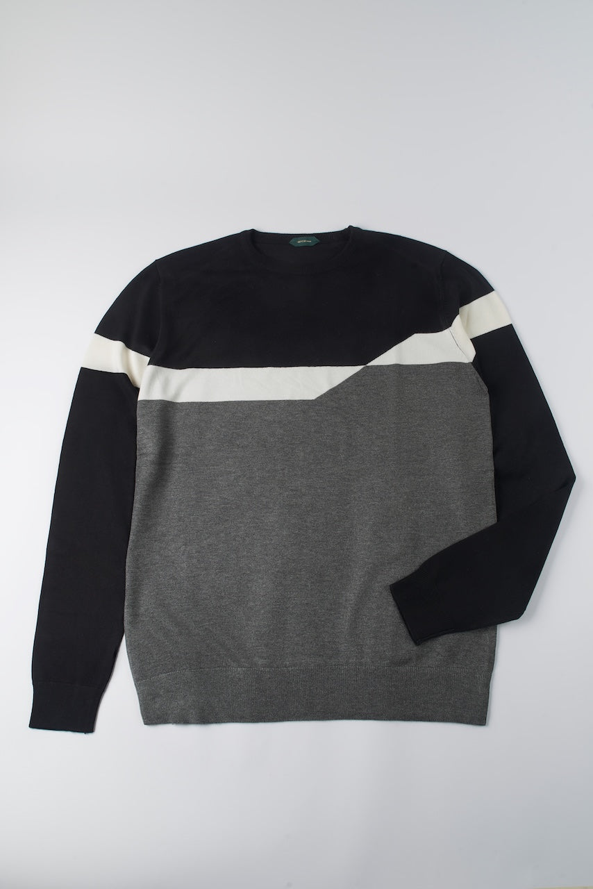 Maglia Girocollo Fantasia Geometrica