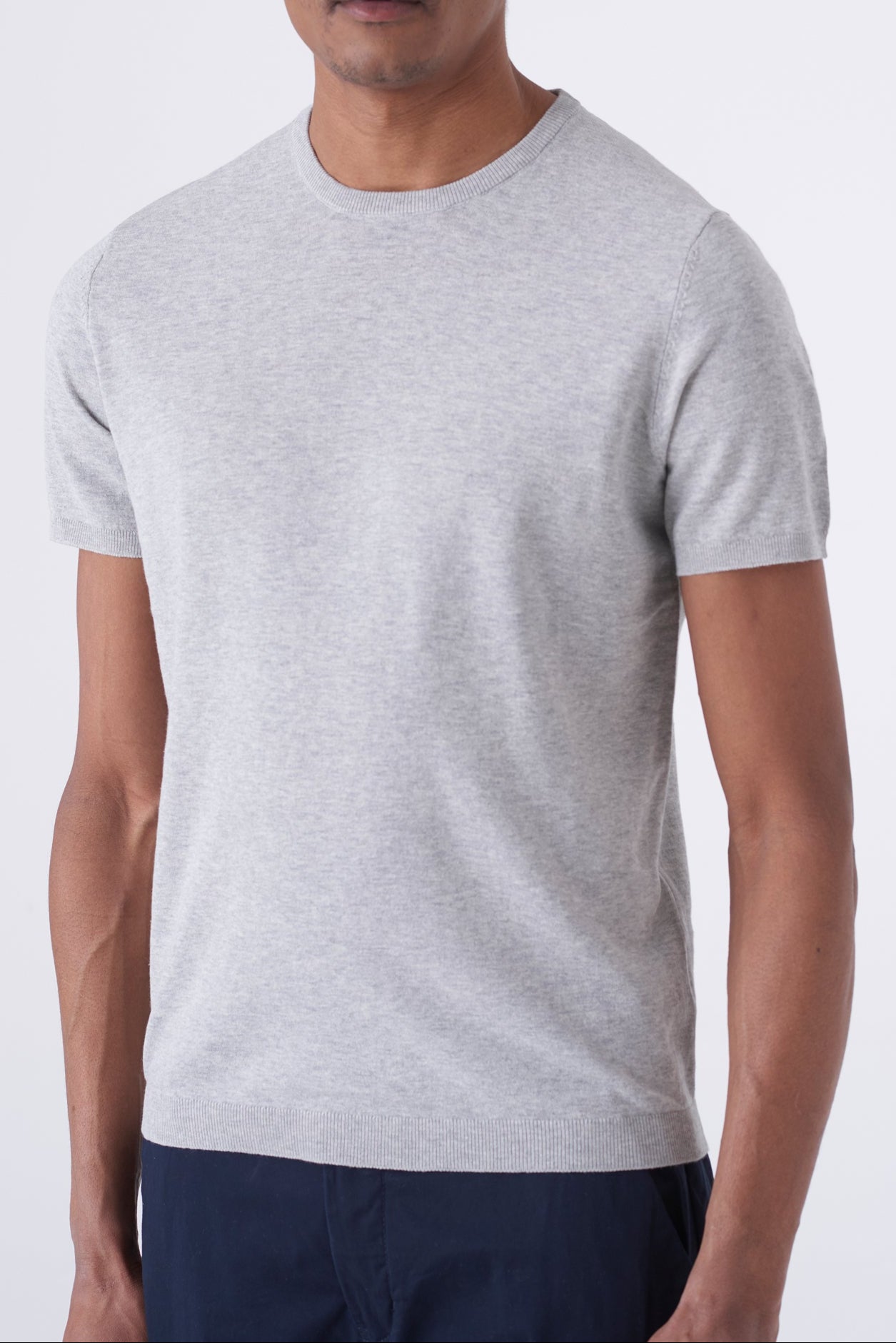 Maglia in filo girocollo manica corta