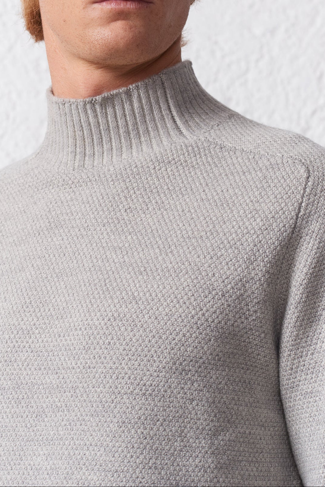 Maglia Mezzo Collo Misto Lana