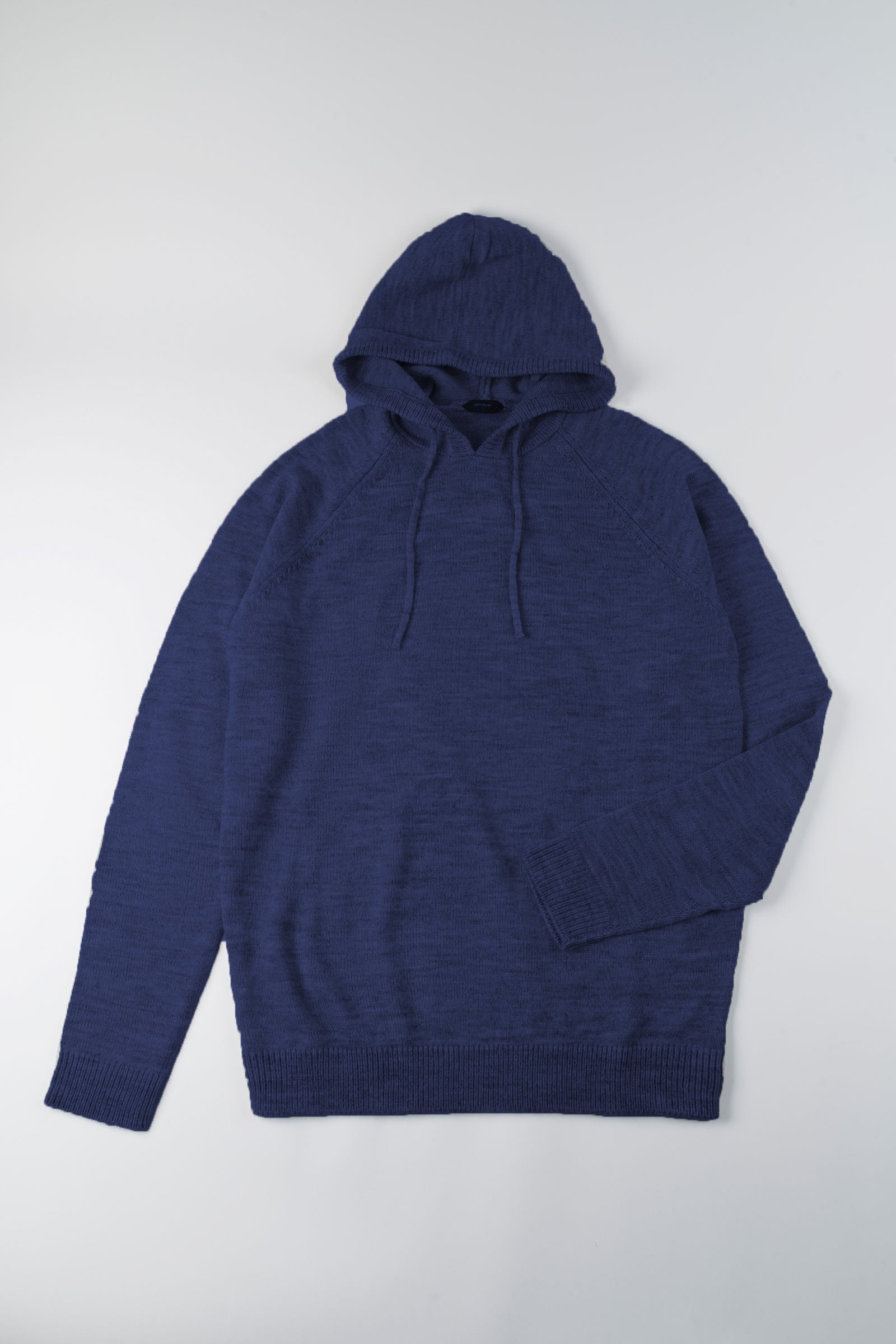 Felpa con cappuccio in misto lana