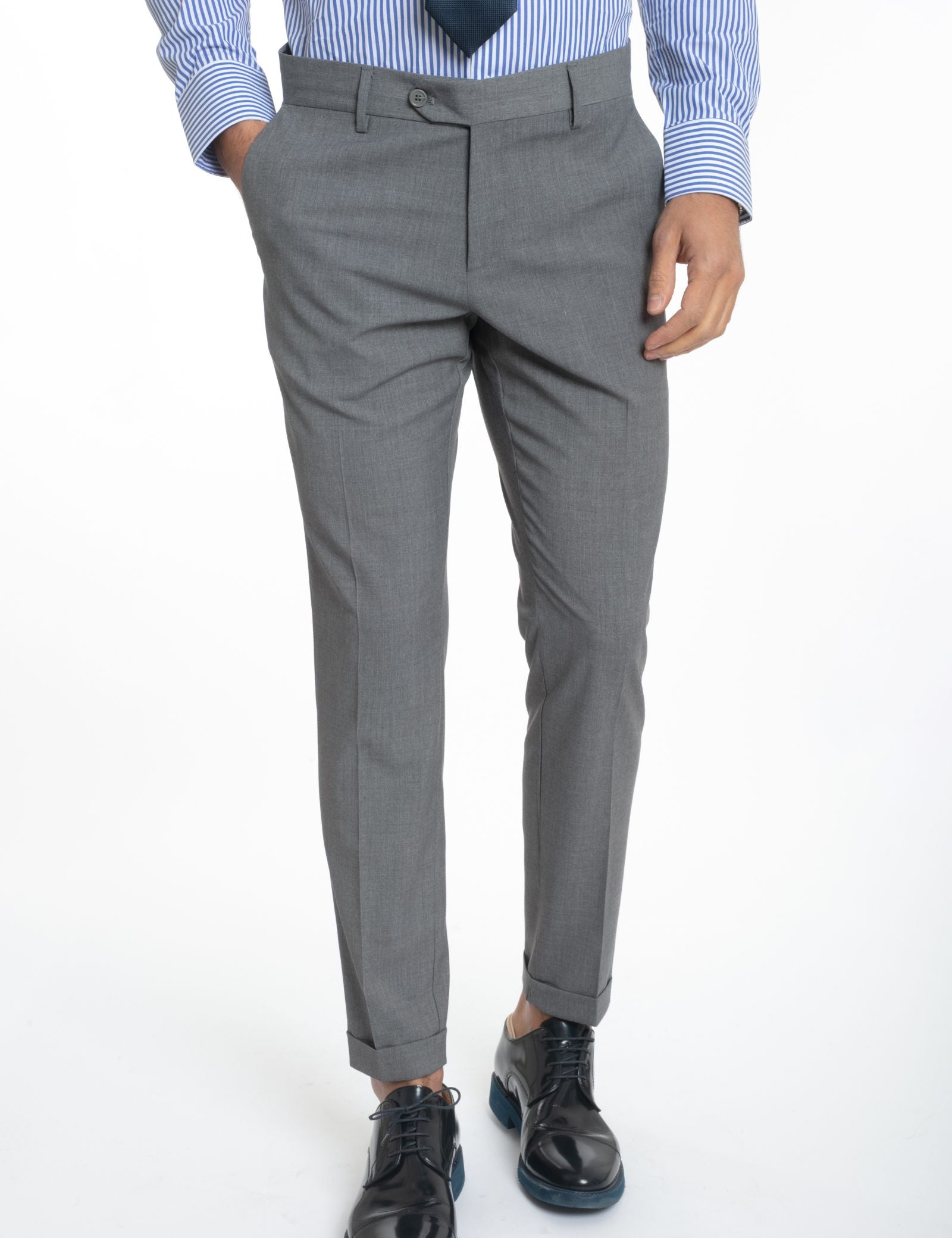 Pantalone Classico Tinta Unita Slim Fit